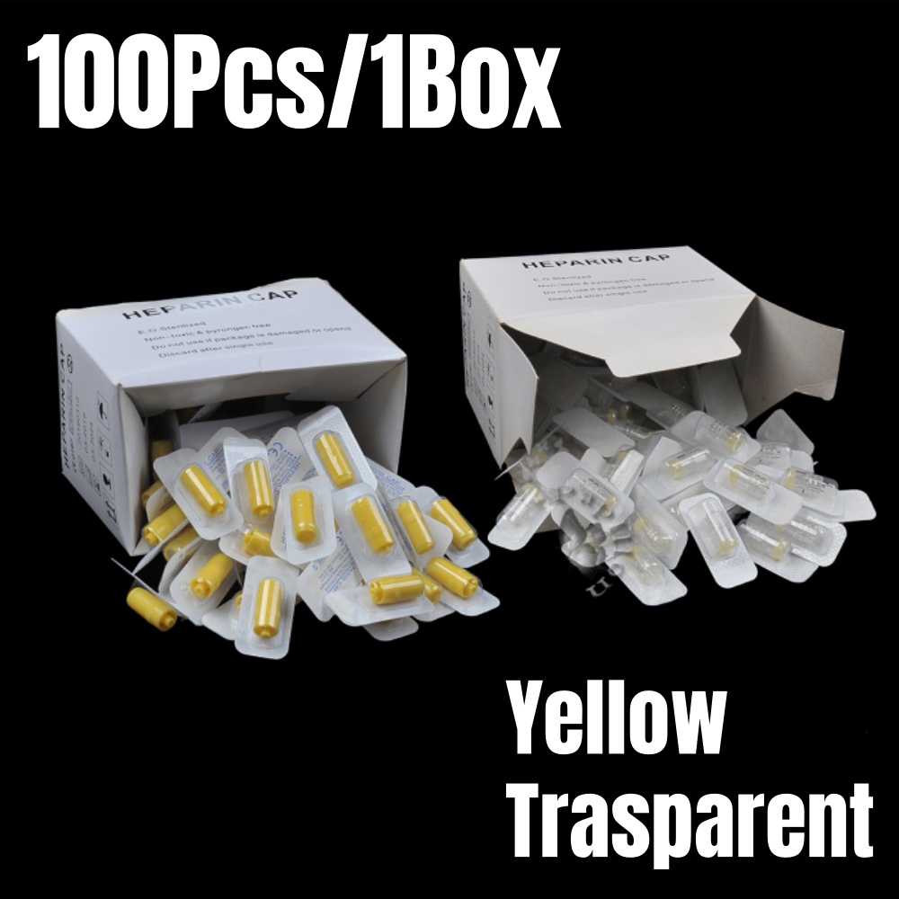 Pet Supplies Warehouse - 100 stks/doos Heparin Cap IV Wegwerp