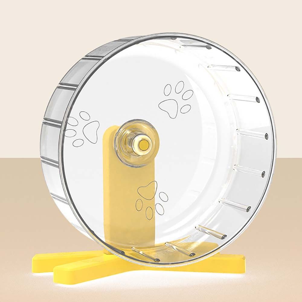Hamster Cage Wheel - Stil hamsterloopwiel, eenvoudig te demonteren, transparant