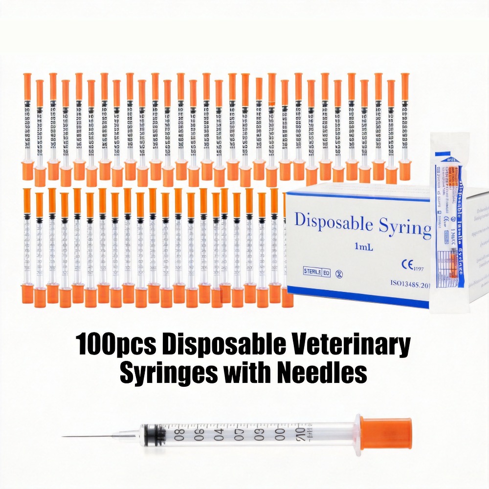 Pet Supplies Warehouse - 100 stuks wegwerpspuitjes 1ml 0.5ml 30G