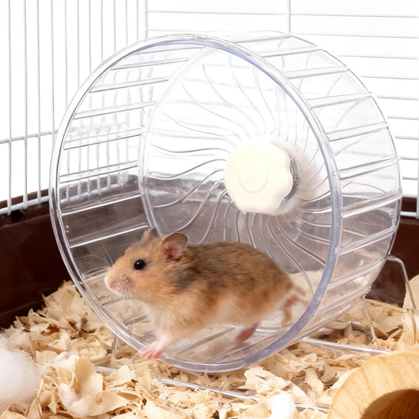 Hamster Cage Wheel - Stil Hamsterwiel Stille Dubbele Lager Spinner
