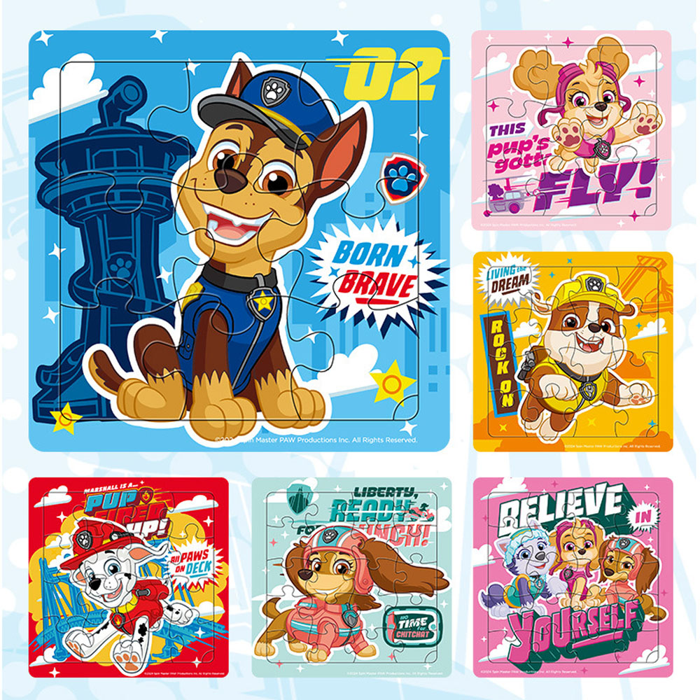 Pet Supplies Warehouse - Hot 6pcs Paw Patrol Voertuig Legpuzzels