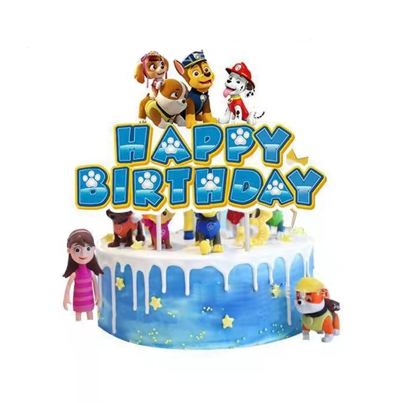 Pet Supplies Warehouse - Verjaardagsfeestje Poot Patrouille Hond Thema Cake