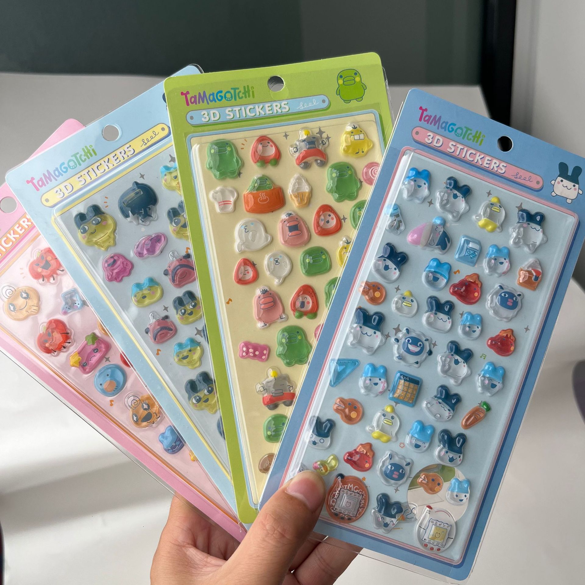 Pet Supplies Delivery - Leuke Tamagotchi 3D Puffy Stickers Retro