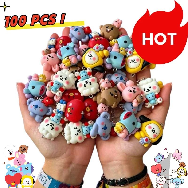 Pet Supplies Warehouse - 10 stuks Kawaii Honden- en Konijnenhangers