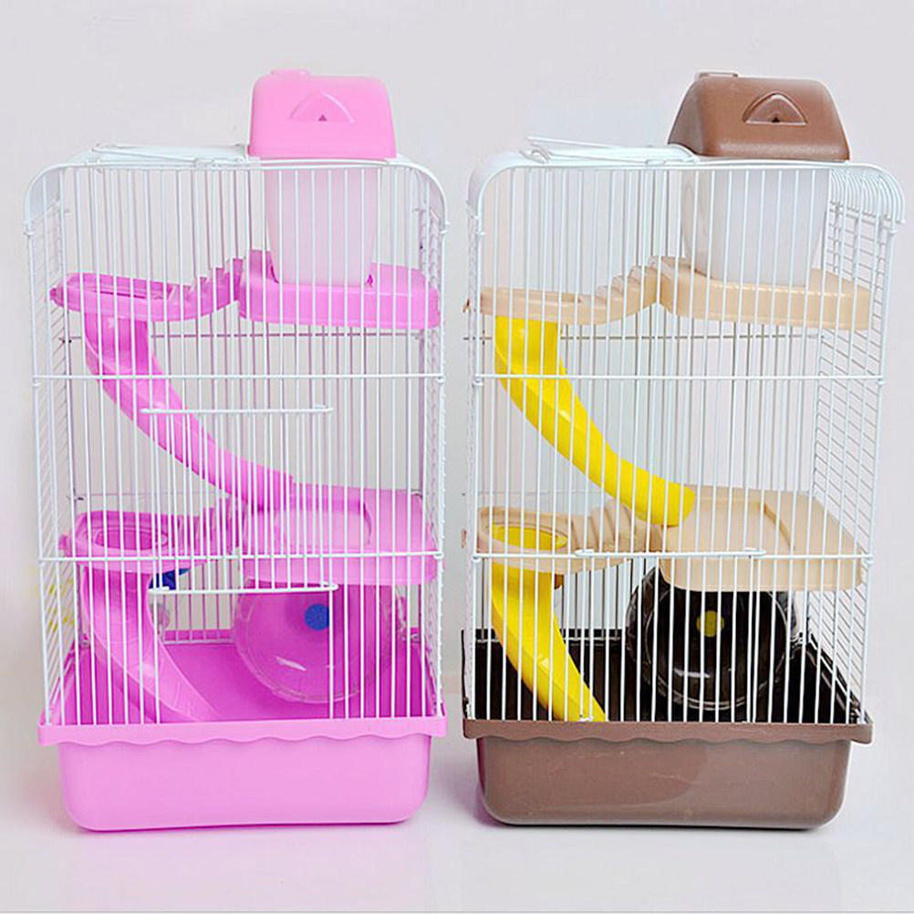 Luxe 3-laags hamsterkooi met s - Hamster Cage Wheel recensie en prijs