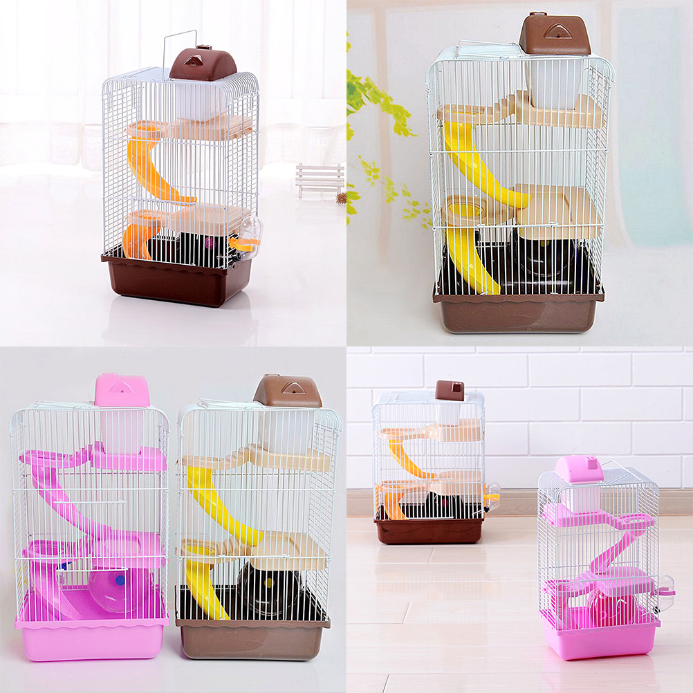 Luxe 3-laags hamsterkooi met s - Hamster Cage Wheel recensie en prijs