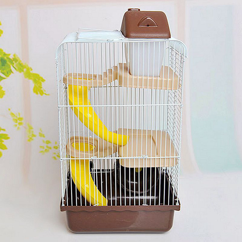 Luxe 3-laags hamsterkooi met s - Hamster Cage Wheel recensie en prijs