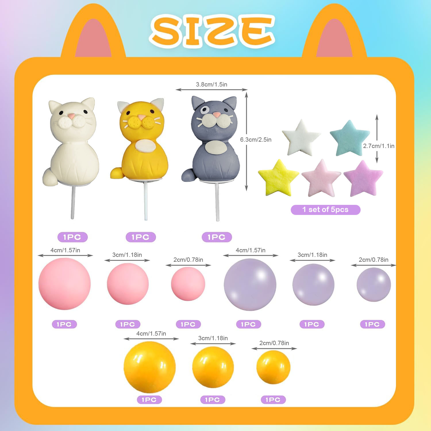 17-delige kattentaarttopper sc - Pet Supplies Outlet recensie en prijs
