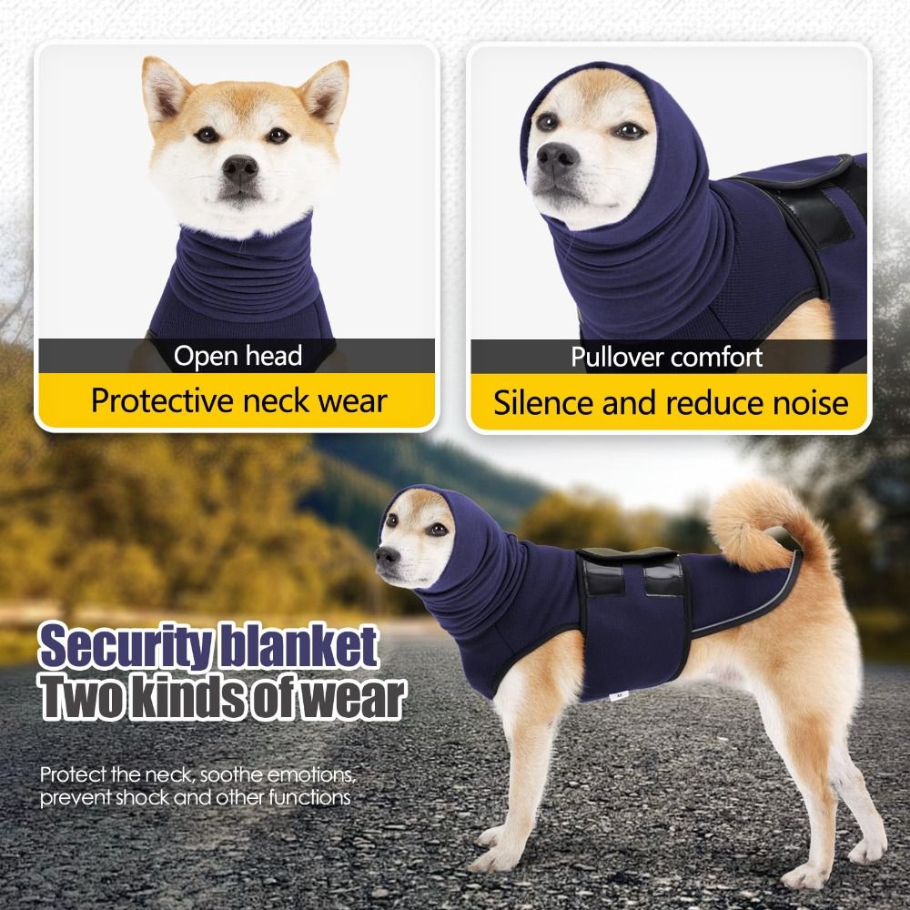 Geluidsdichte kalmerende hoodi - Dog Anxiety Vest recensie en prijs