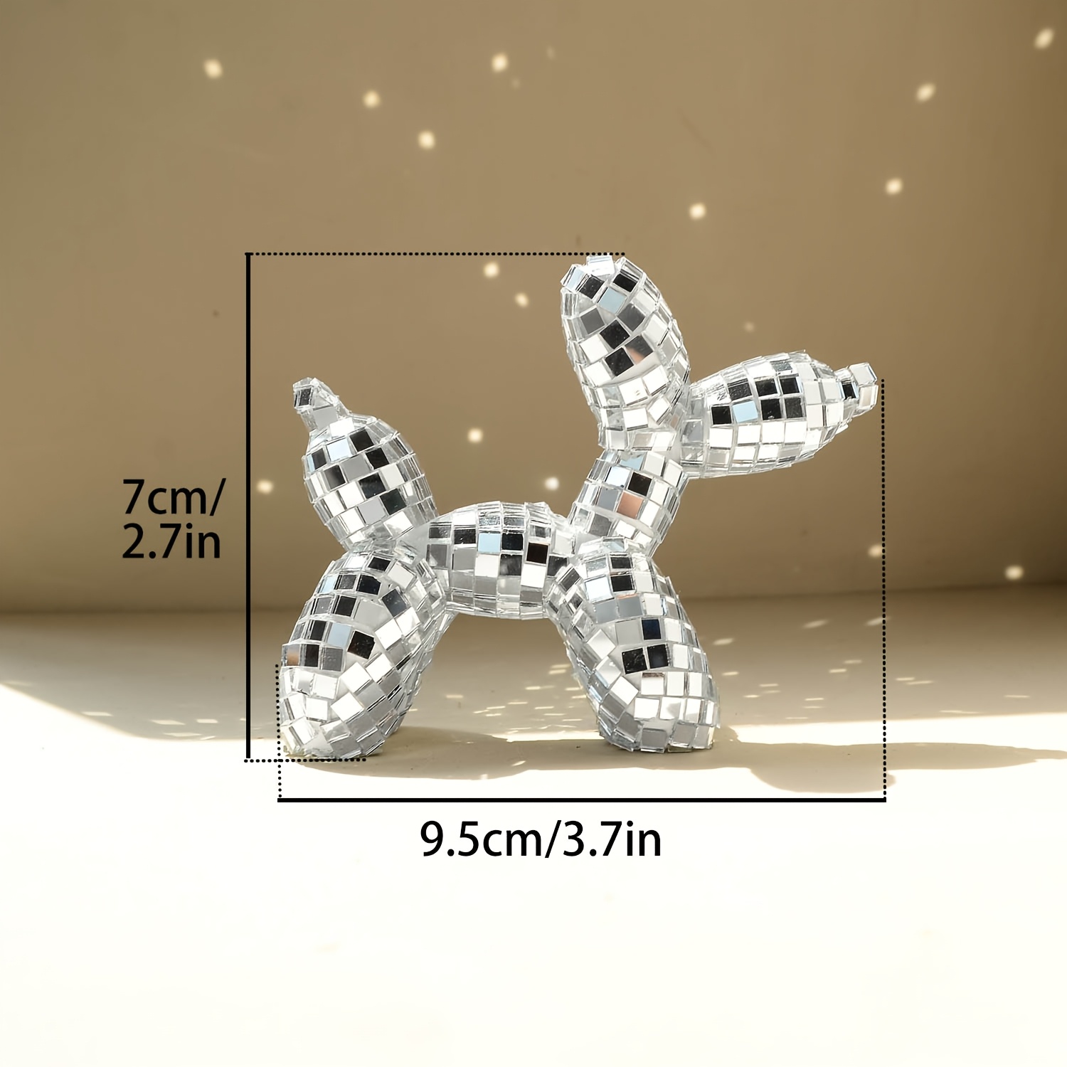 1pc Disco Spiegelballon Puppy  - Pet Supplies Warehouse recensie en prijs