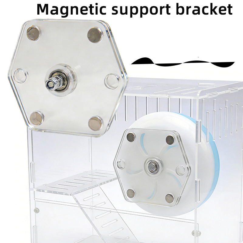 Magnetische loopwielbeugel - z - Hamster Cage Wheel recensie en prijs