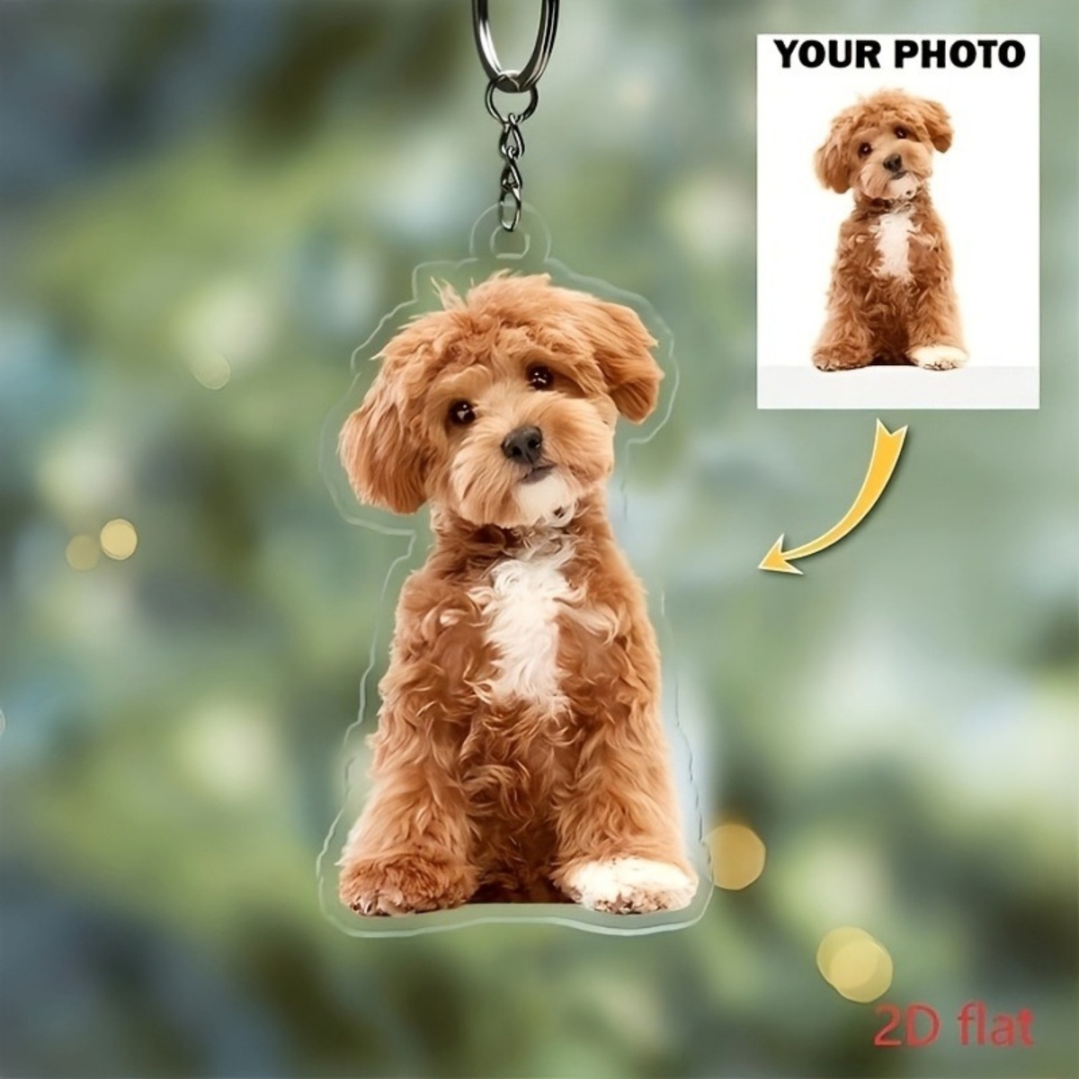 Aangepaste fotosleutelhanger – - Pet Supplies Outlet recensie en prijs