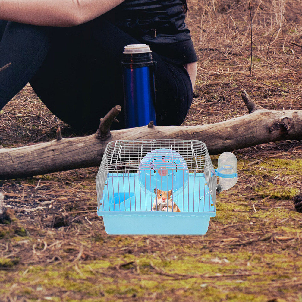2-delige draagbare hamsterdrag - Hamster Cage Wheel recensie en prijs
