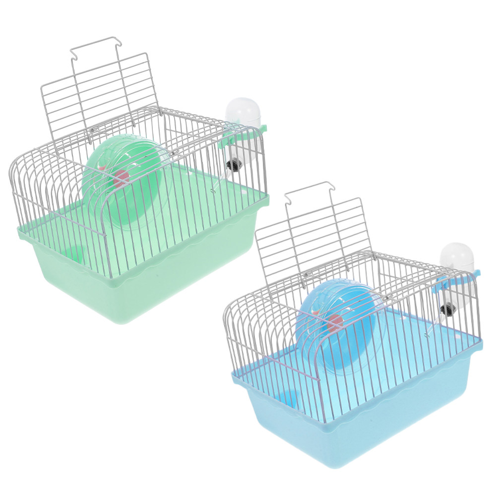 2-delige draagbare hamsterdrag - Hamster Cage Wheel recensie en prijs