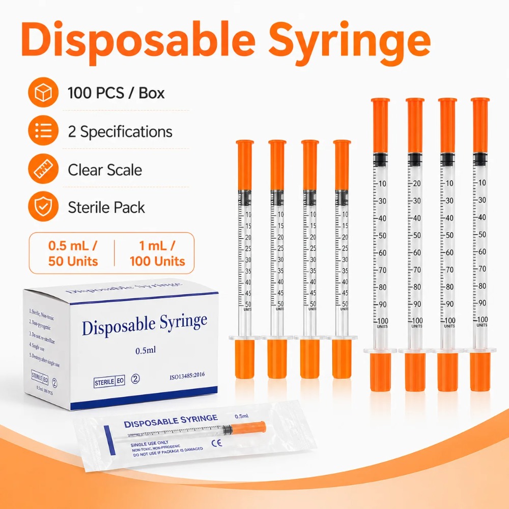 100 stuks wegwerpspuitjes 1ml  - Pet Supplies Warehouse recensie en prijs