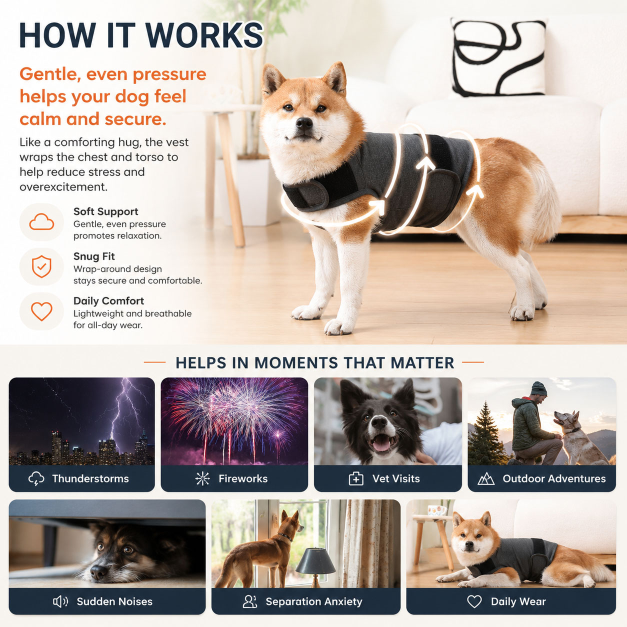 Hondenangstvest Kalmerende Wra - Dog Anxiety Vest recensie en prijs