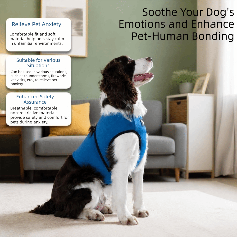 Ademend kalmerend vest voor ho - Dog Anxiety Vest recensie en prijs