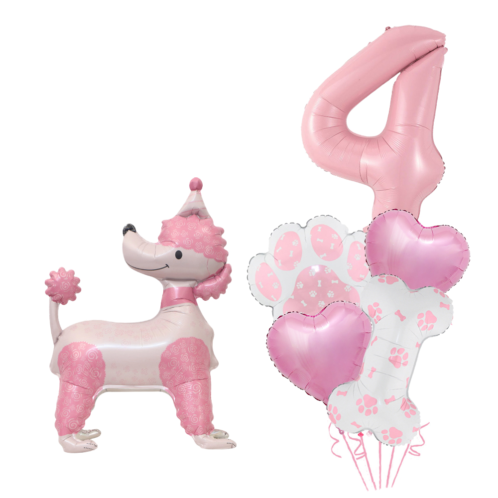 Roze poedel hond & nummer ball - Pet Supplies Outlet recensie en prijs
