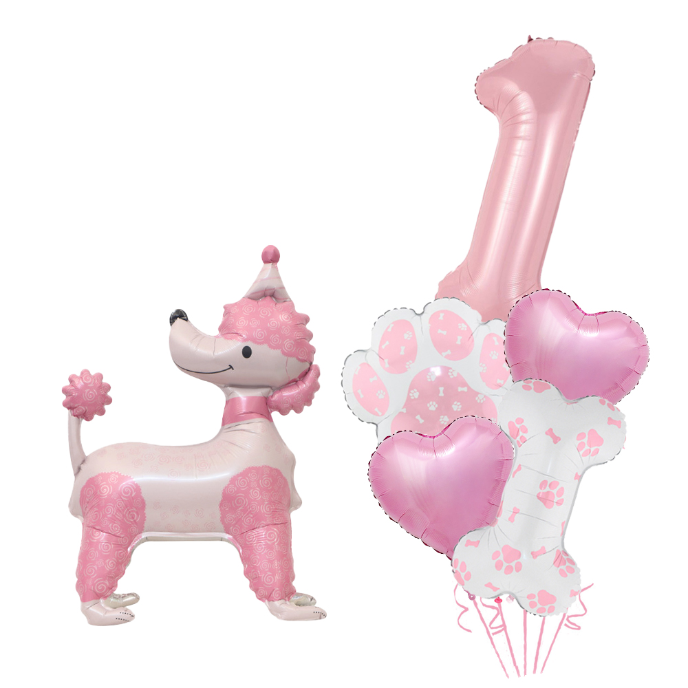 Roze poedel hond & nummer ball - Pet Supplies Outlet recensie en prijs